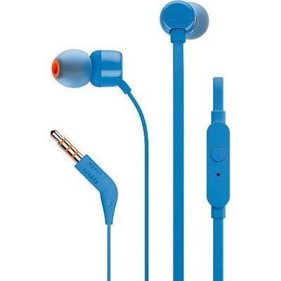 JBL T160 In-ear Handsfree με Βύσμα 3.5mm Μπλε